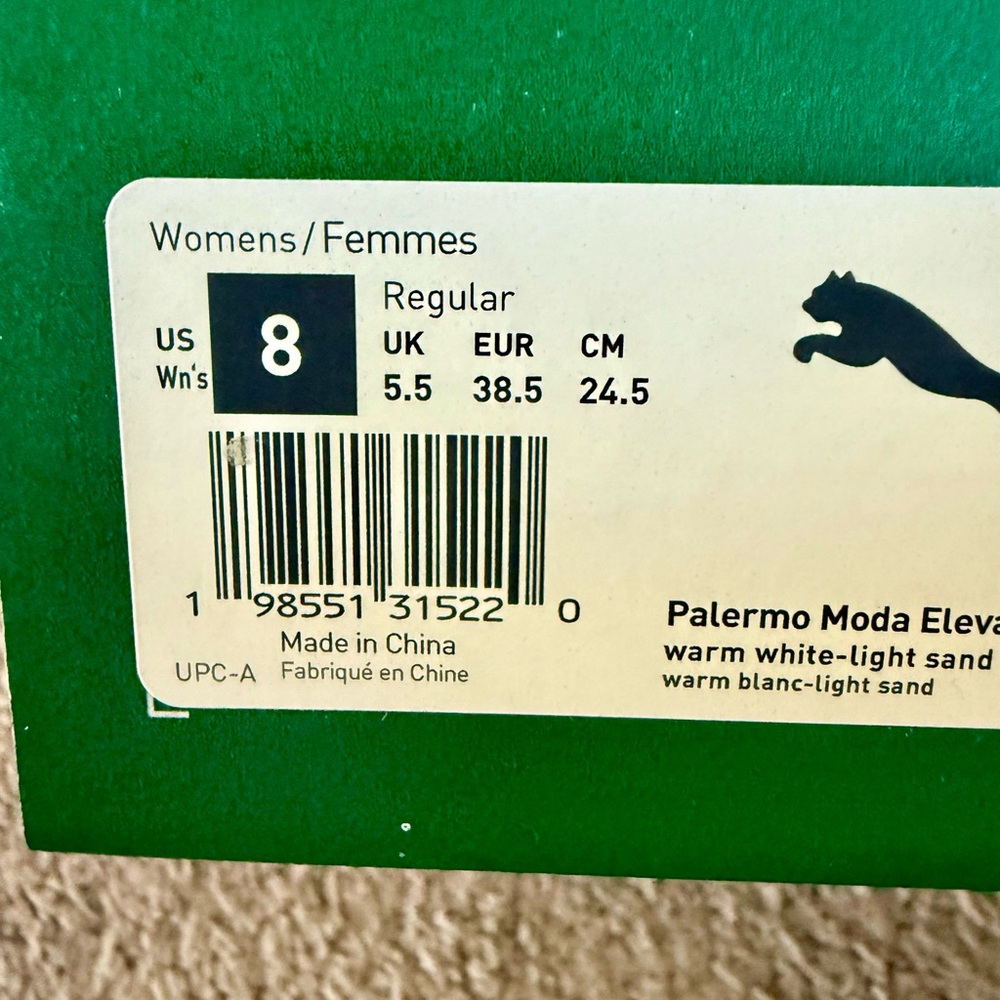 NWT Puma Palermo Moda Elevated Leo - 8W - Picture 5 of 5
